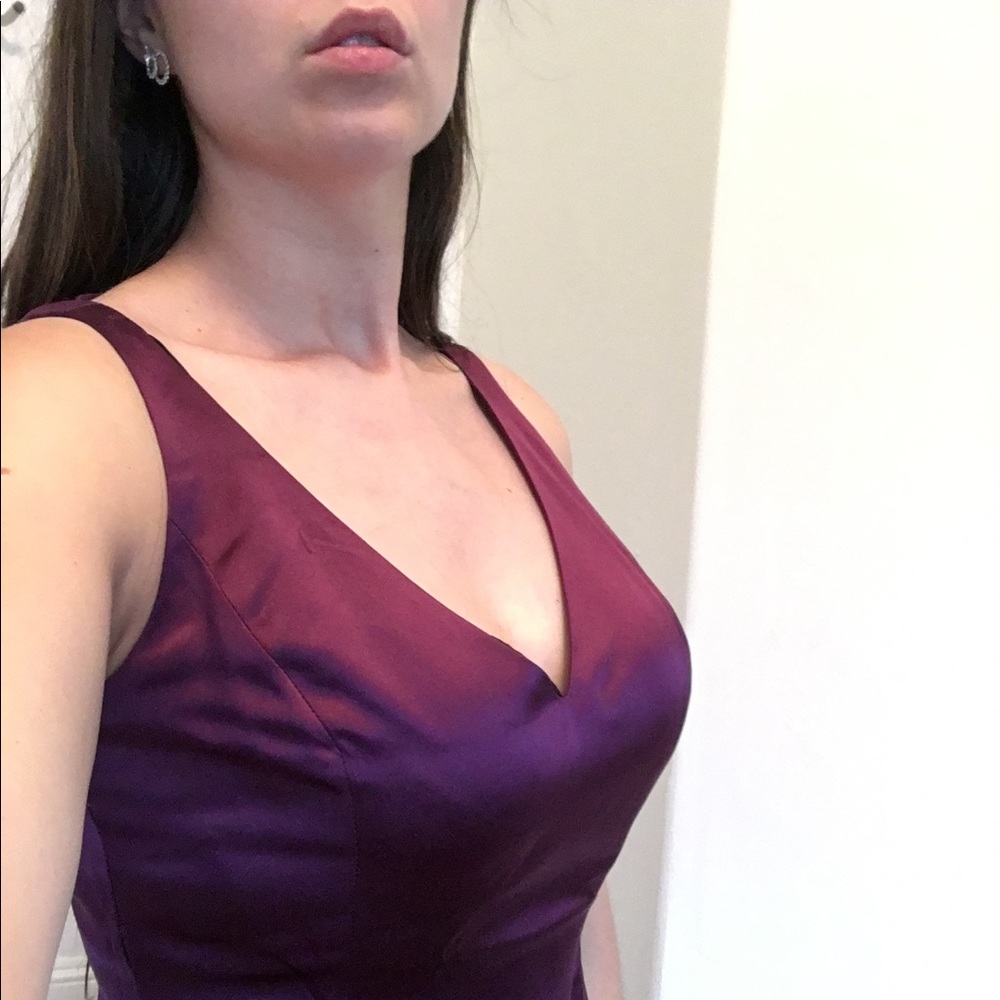 RALPH LAUREN BLACK LABEL purple silk dress Sz 8